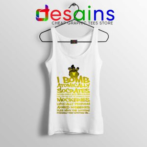 Wu Tang Saga White Tank Top An American Saga Tops S-3XL