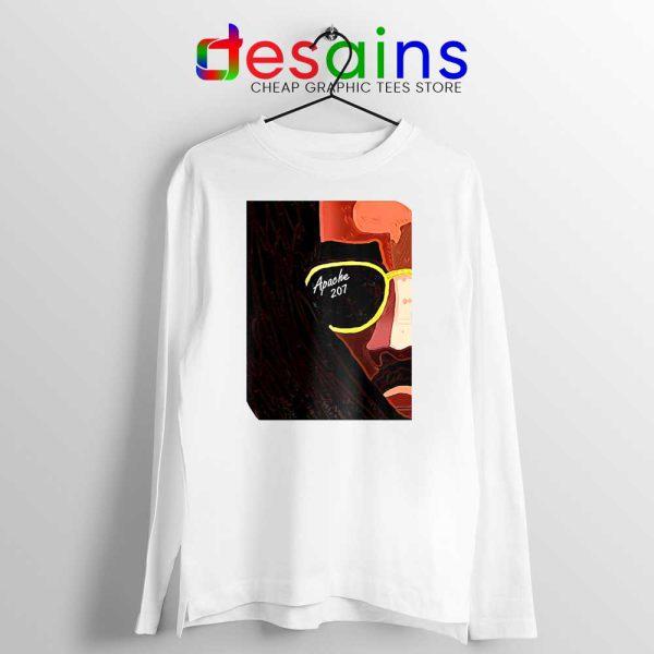 Apache 207 Paint White Long Sleeve Tee German Rapper T-shirts