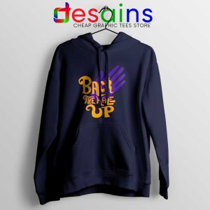 Back the Hale Up Navy Hoodie Landis Harry Larry Song Jacket