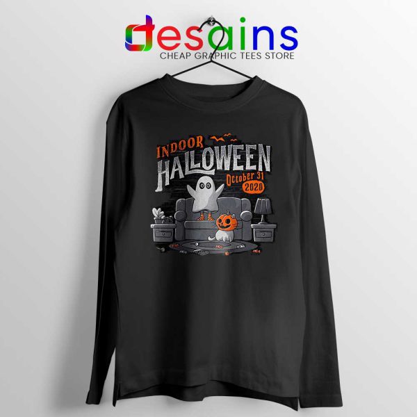 Indoor Halloween Long Sleeve Tee Quarantine Halloween 2020