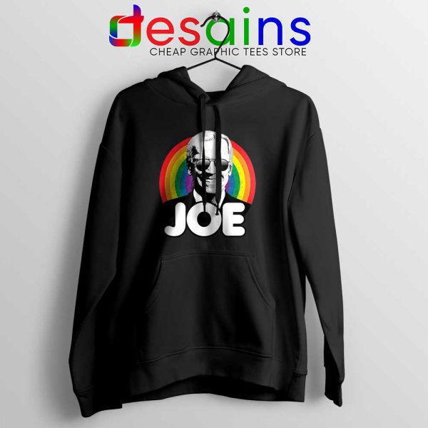 Joe Biden Pride Black Hoodie Rainbow Flag Joe Jacket LGBTQ