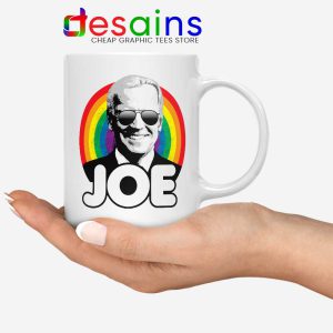 Joe Biden Pride White Mug Rainbow Flag Joe Coffee Mugs 11oz