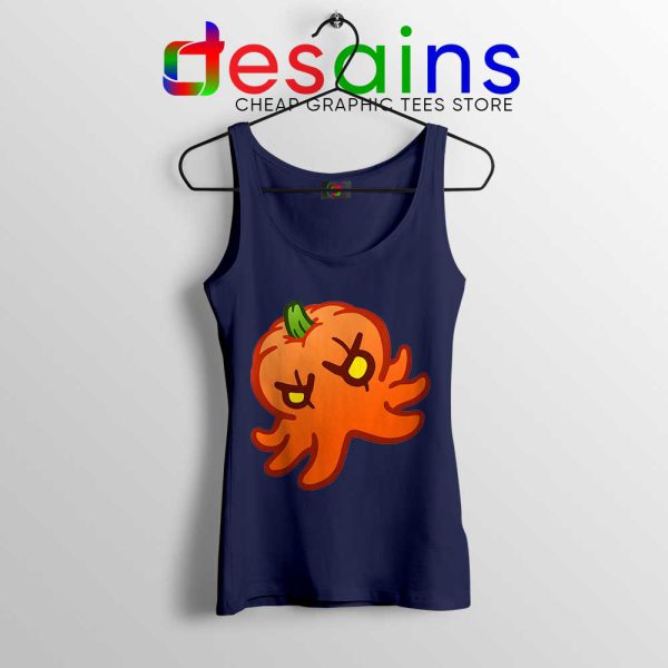 Krak Baby O Lantern Navy Tank Top Halloween Gifts Tops