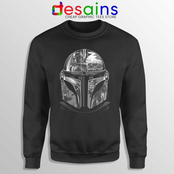 Mandalorian Helmet Sweatshirt Star Wars TV Series Sweaters