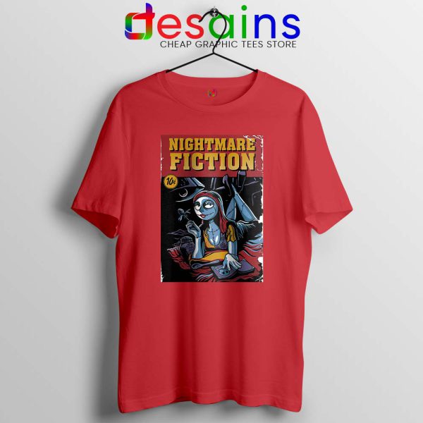 Pulp Fiction Girl Red Tshirt Nightmare Before Christmas Tees