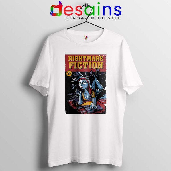 Pulp Fiction Girl White Tshirt Nightmare Before Christmas Tees