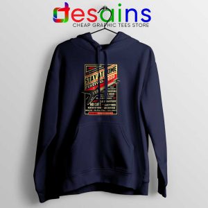 Quarantine Festival Music Navy Hoodie Stay At Home Jacket