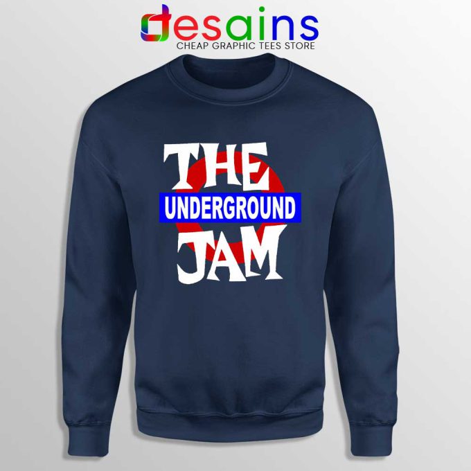 Rock Band The Jam Navy Sweatshirt Music Merch Sweaters Punk