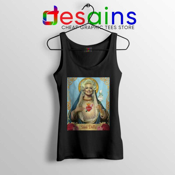 Saint Dolly Parton Tank Top American Singer Tops S-3XL