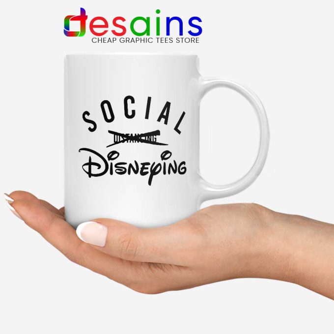 Social Disneying Mug Covid-19 Social Distancing Coffee Mugs