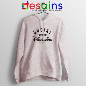 Social Disneying Sport Grey Hoodie Covid-19 Social Distancing Jacket