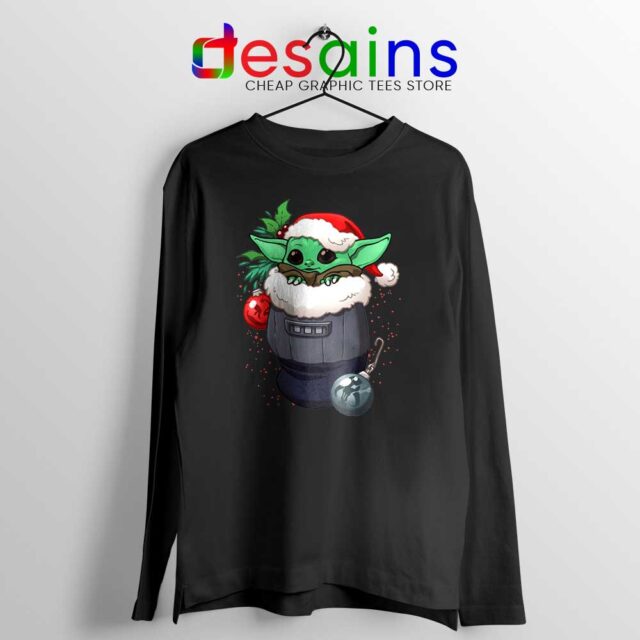 Stocking Stuffer Baby Yoda Long Sleeve Tee Star Wars
