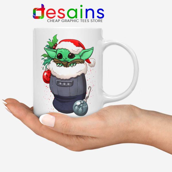 Stocking Stuffer Baby Yoda White Mug Star Wars Christmas Coffee Mugs