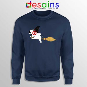 Target Witch Bullseye Navy Sweatshirt Halloween Sweaters