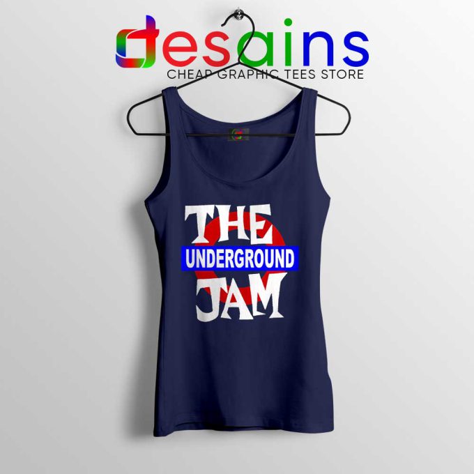 The Jam Going Underground Navy Tank Top Punk Rock Band Tops