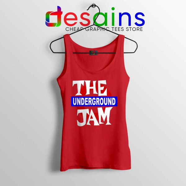 The Jam Going Underground Red Tank Top Punk Rock Band Tops