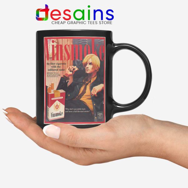 Vinsmoke Sanji Vintage Mug One Piece Smoke Coffee Mugs