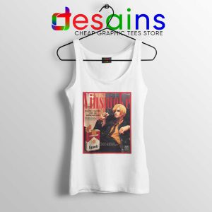 Vinsmoke Sanji Vintage White Tank Top One Piece Smoke Tops Manga