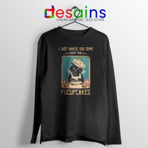 Black Cat Vintage Long Sleeve Tee Shut The Fucupcakes