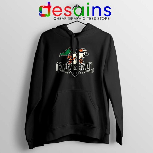 Buy Calvinball Hoodie Calvin and Hobbes Baseball 4