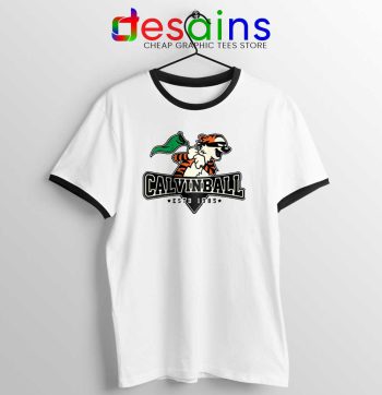 Calvinball Ringer Tee Calvin and Hobbes Baseball League T-shirts