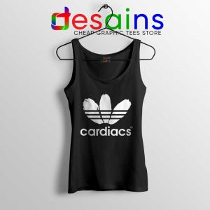 Cardiacs Three Stripes Tank Top Rock Band Tops Adidas