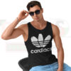Cardiacs Trefoil Logo Tank Top – Vintage Adidas Parody