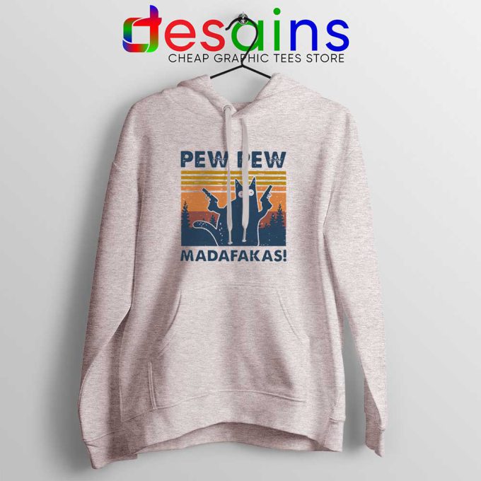 Pew Pew Madafakas Dog With Gun - Camicia Donna Vintage Con Scollo A V, Taglia XL, Bianco