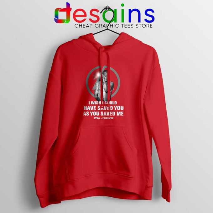 Chester Bennington Quote Red Hoodie I Wish I Could Have Saved You