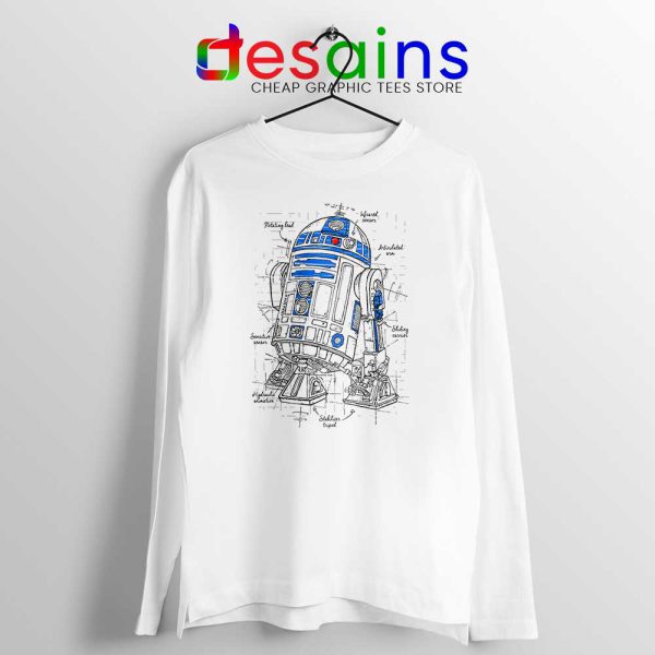 Droid Star Wars Blue Long Sleeve Tee Astromech Droid BB-8