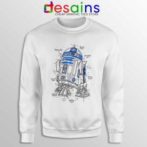 Droid Star Wars Blue Sweatshirt Astromech Droid BB-8