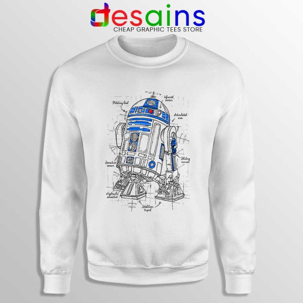 Droid Star Wars Blue Sweatshirt Astromech Droid BB-8