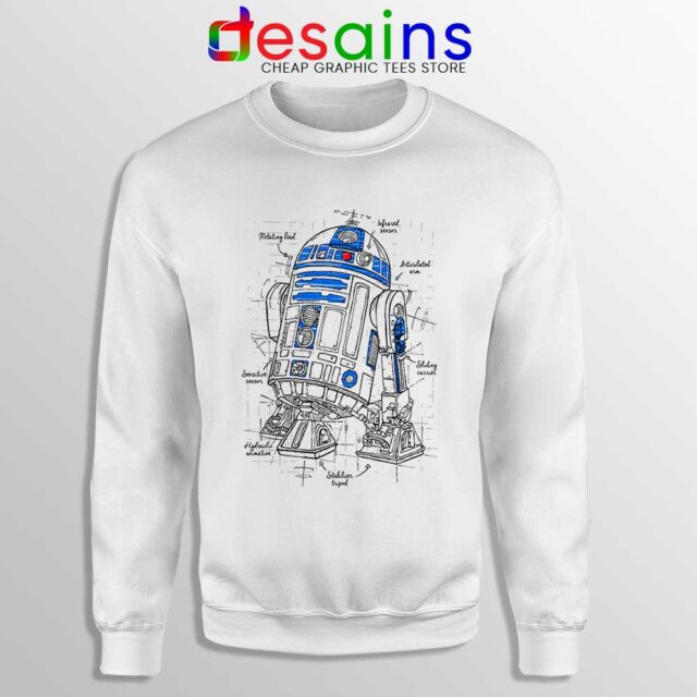 Droid Star Wars Blue Sweatshirt Astromech Droid BB-8