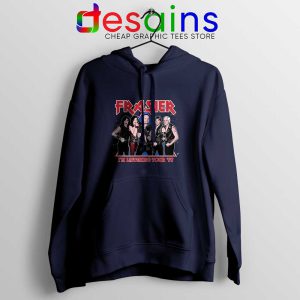 Frasier Sitcom Kiss Navy Hoodie Worldwide Tour 97 Jacket