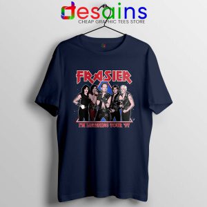 Frasier Sitcom Kiss Navy Tshirt Worldwide Tour 97 Tee Shirts