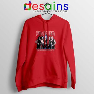 Frasier Sitcom Kiss Red Hoodie Worldwide Tour 97 Jacket