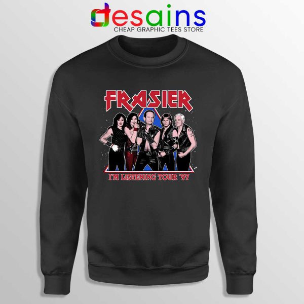 Frasier Sitcom Kiss Sweatshirt Worldwide Tour 97 Sweaters