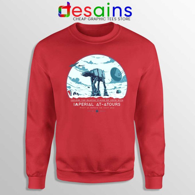 Galactic Empire Tour Red Sweatshirt Star Wars Empire Sweaters