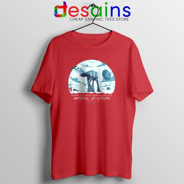 Galactic Empire Tour Red Tshirt Star Wars Empire Tee Shirts