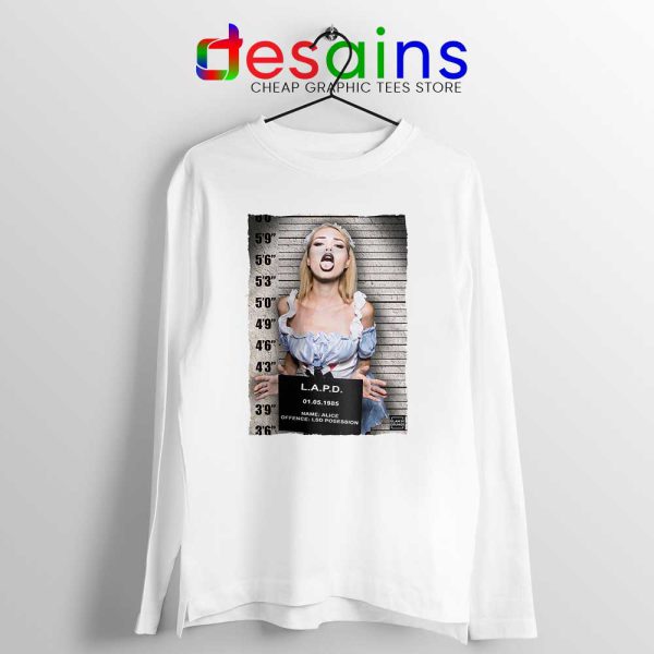 Hot Sexy Alice Long Sleeve Tee LSD MDMA DMT xtc trippy