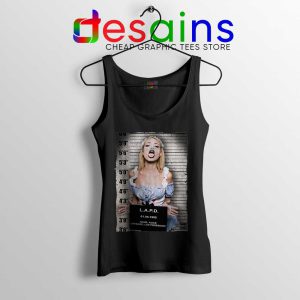 Hot Sexy Alice Mugshot Black Tank Top LSD MDMA DMT Xtc Trippy