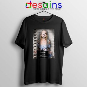 Hot Sexy Alice Mugshot Black Tshirt LSD MDMA DMT Xtc Trippy Tees