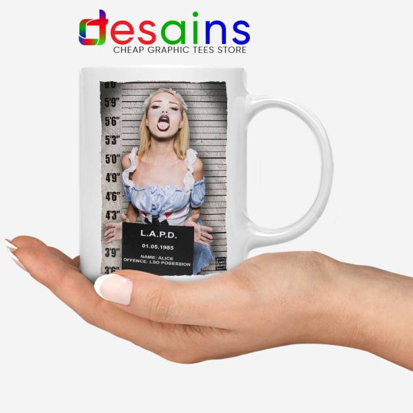 Hot Sexy Alice Mugshot Mug LSD MDMA DMT Xtc Coffee Mugs