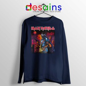 Iron Maiden Mando Navy Long Sleeve Tee The Mandalorian T-shirts