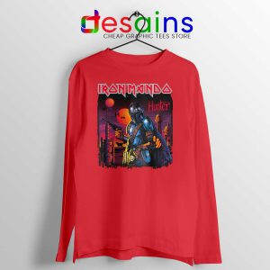 Iron Maiden Mando Red Long Sleeve Tee The Mandalorian T-shirts