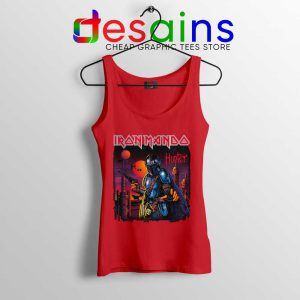 Iron Maiden Mando Red Tank Top The Mandalorian Band Tops