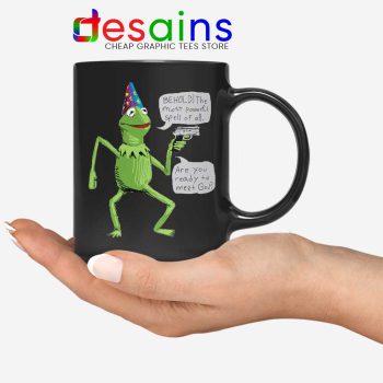 Kermit The Frog Black Mug Yer A Wizard Coffee Mugs 11oz