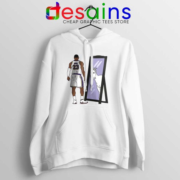 LeBron James Mirror GOAT Hoodie Los Angeles Lakers Jacket