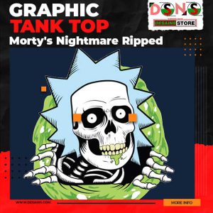 Morty's Nightmare Ripped Graphic Tank Top
