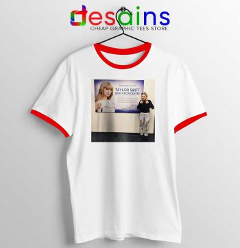 Phoebe and Taylor Swift Red Ringer Tee Education Center T-shirts